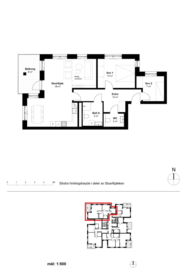Planløsning H0702